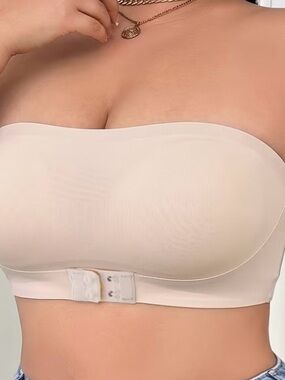Strapless Seamless Nude Bandeau Bra